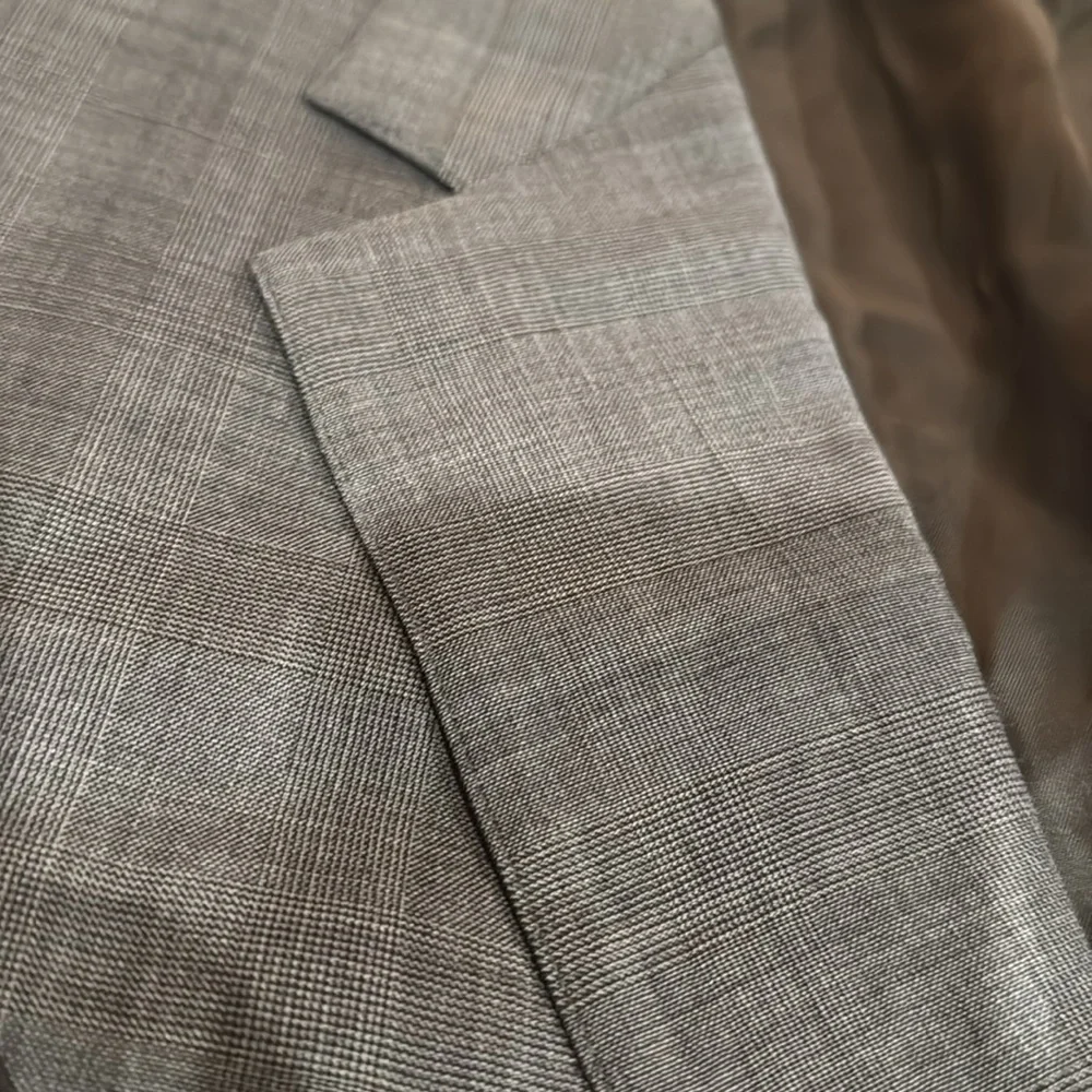 Brooks Brothers Blazer brown fine plaid quality‎